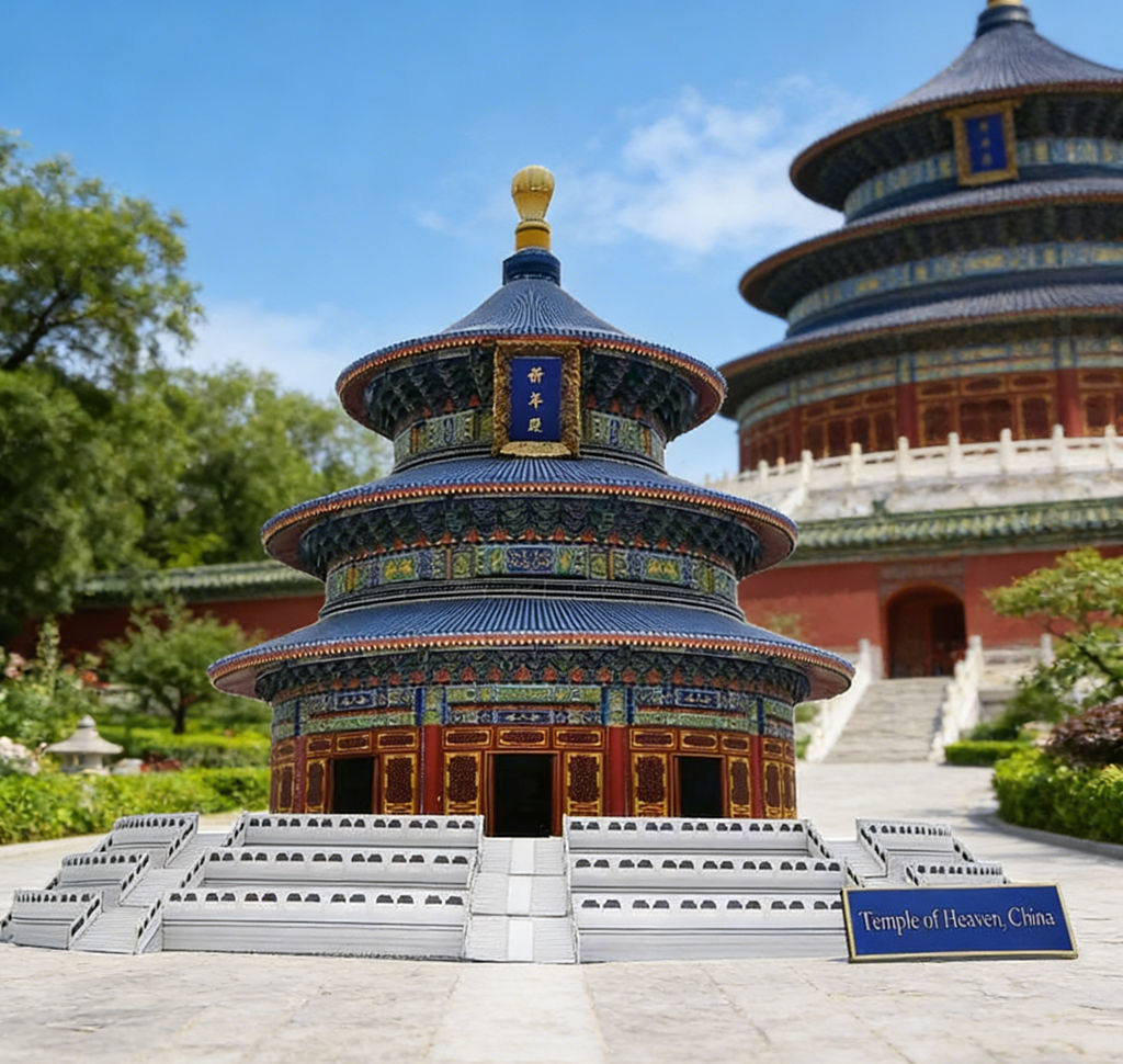 Model Kit China - 3D Paper Model Kit of Temple
