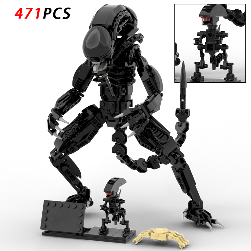Model Kit Ultron - Xenomorph Facehugger Action Figure Building Blocks