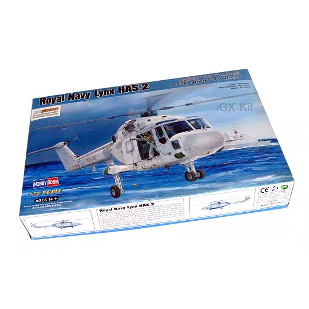 Model Kit Lynx - HobbyBoss 87236 1/72 Scale Royal Navy