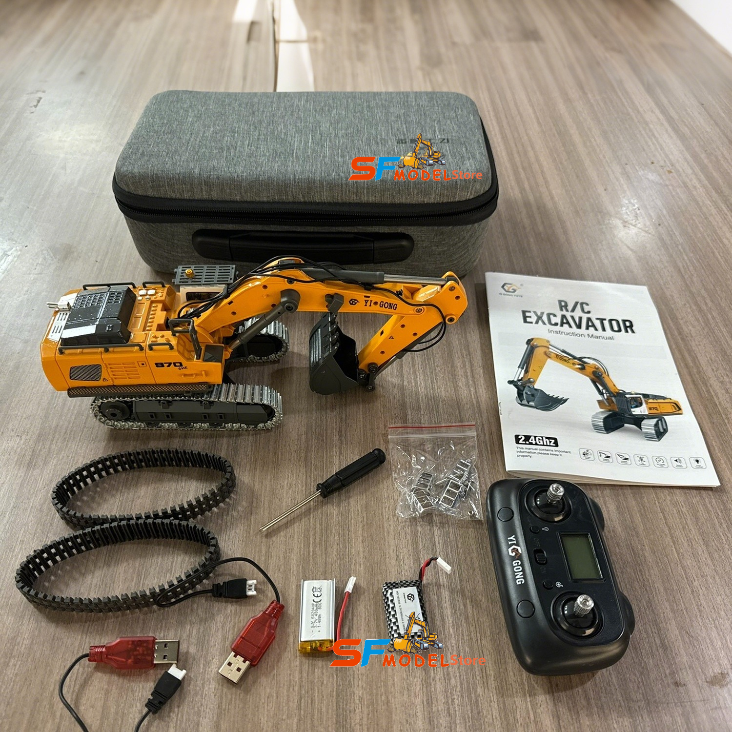 Model Kit Excavator - Mini Excavator 1/50 970 Electric Excavator