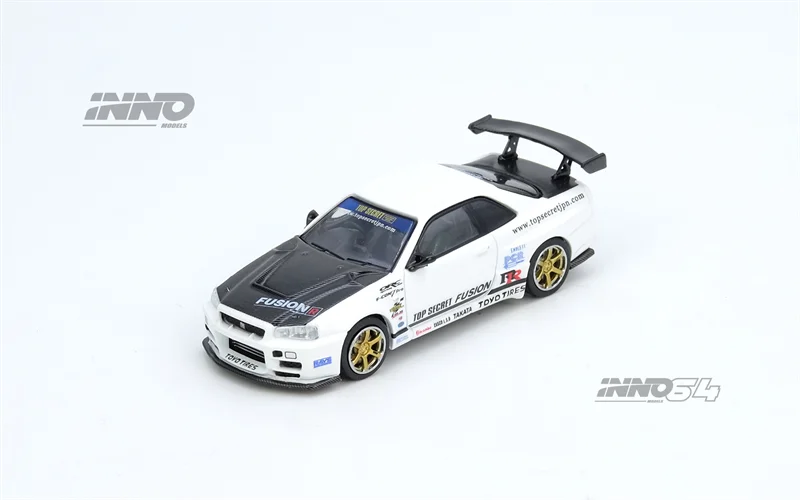 Model Kit R34 - INNO 1:64 R34 TOP SECRET Die-Cast
