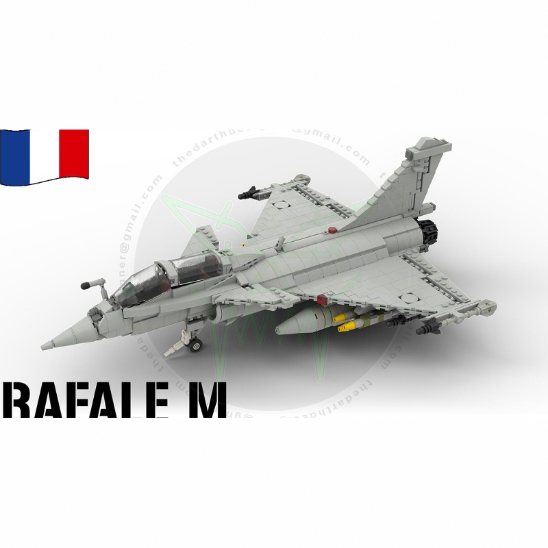 Model Kit Third Party - MOC France Jet Fighter 1/35 Scale