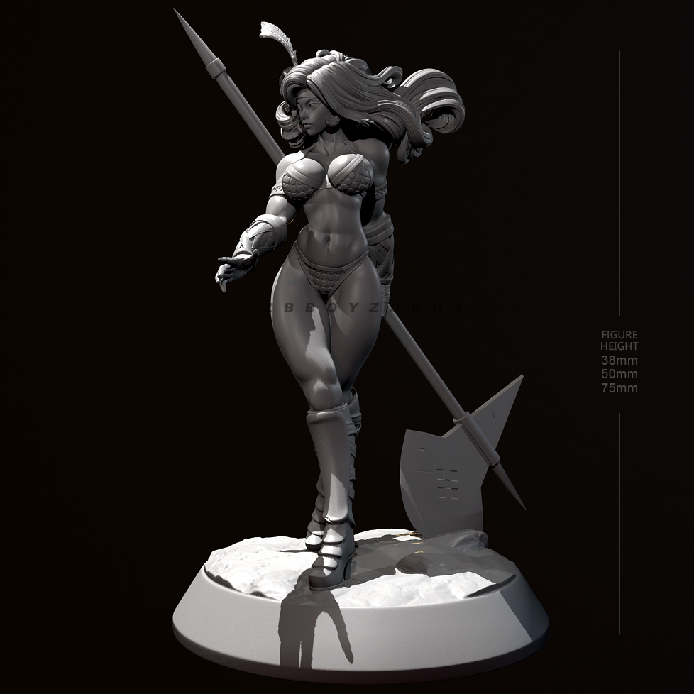 Model Kit Waifu - The height of man 38mm 50mm