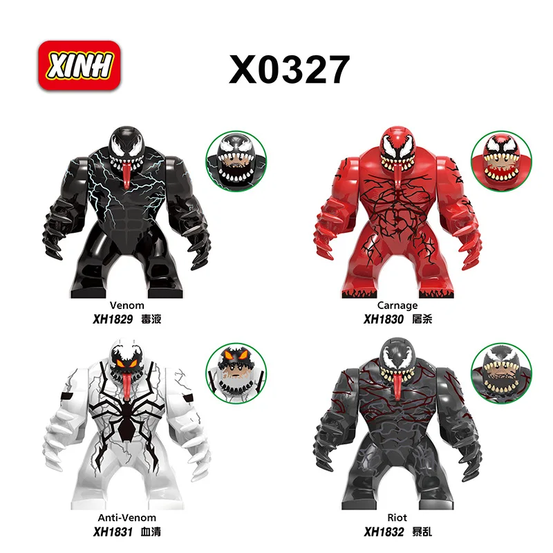 Marvel Action Doll Mini Buildi – обзор и цена Model Kit Venom