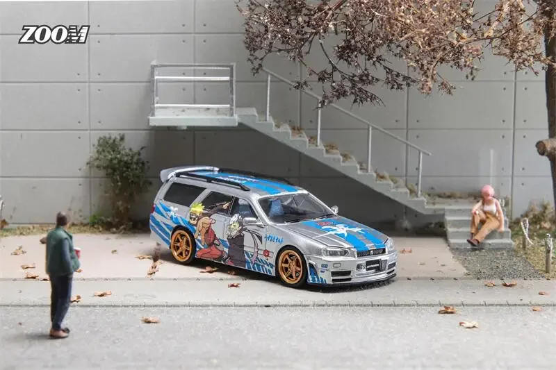 ZOOM 1:64 R34 Stagea WC34 260R – обзор и цена Model Kit R34