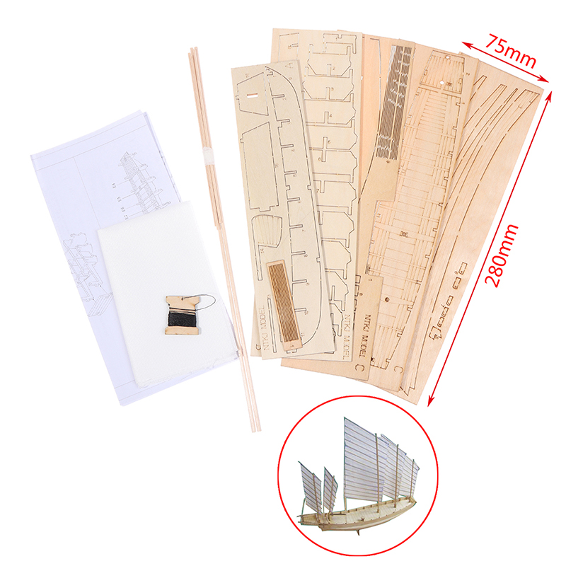 1pcs Chinese sand boat wooden  – обзор и цена Model Kit U Boat