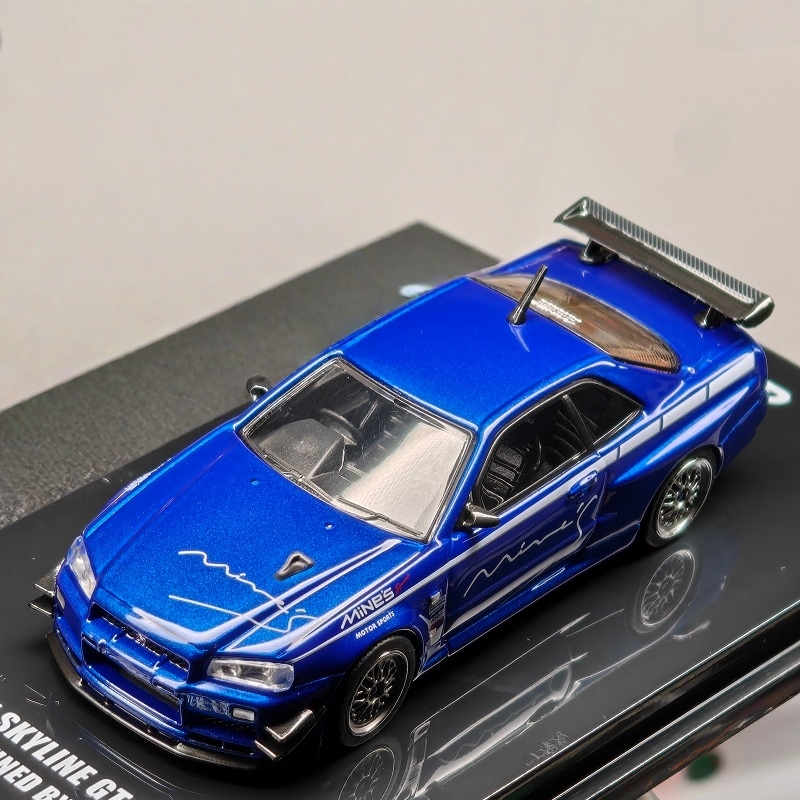 INNO64 1:64 MINE‘S R34 V-SPEC  – обзор и цена Model Kit R34