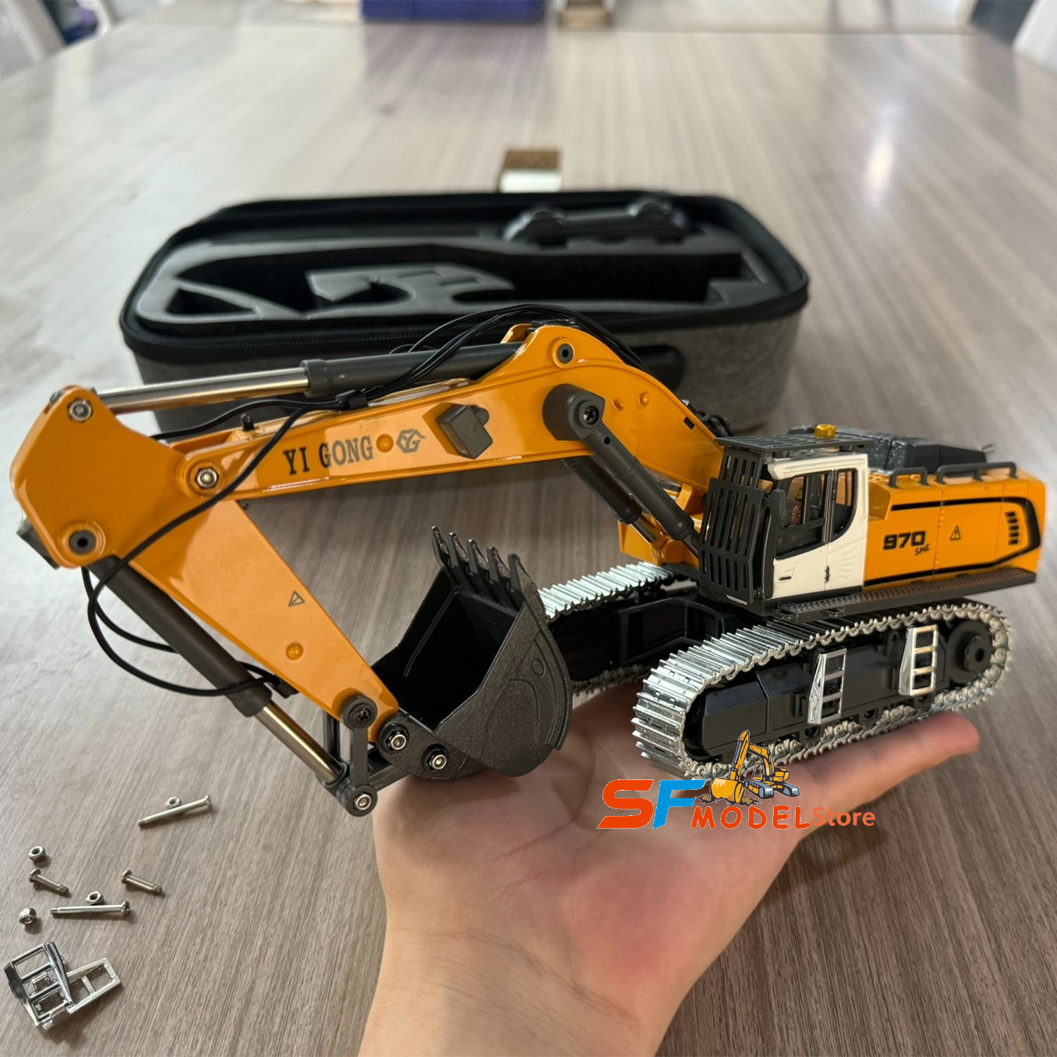 Mini Excavator 1/50 970 Electr – обзор и цена Model Kit Excavator