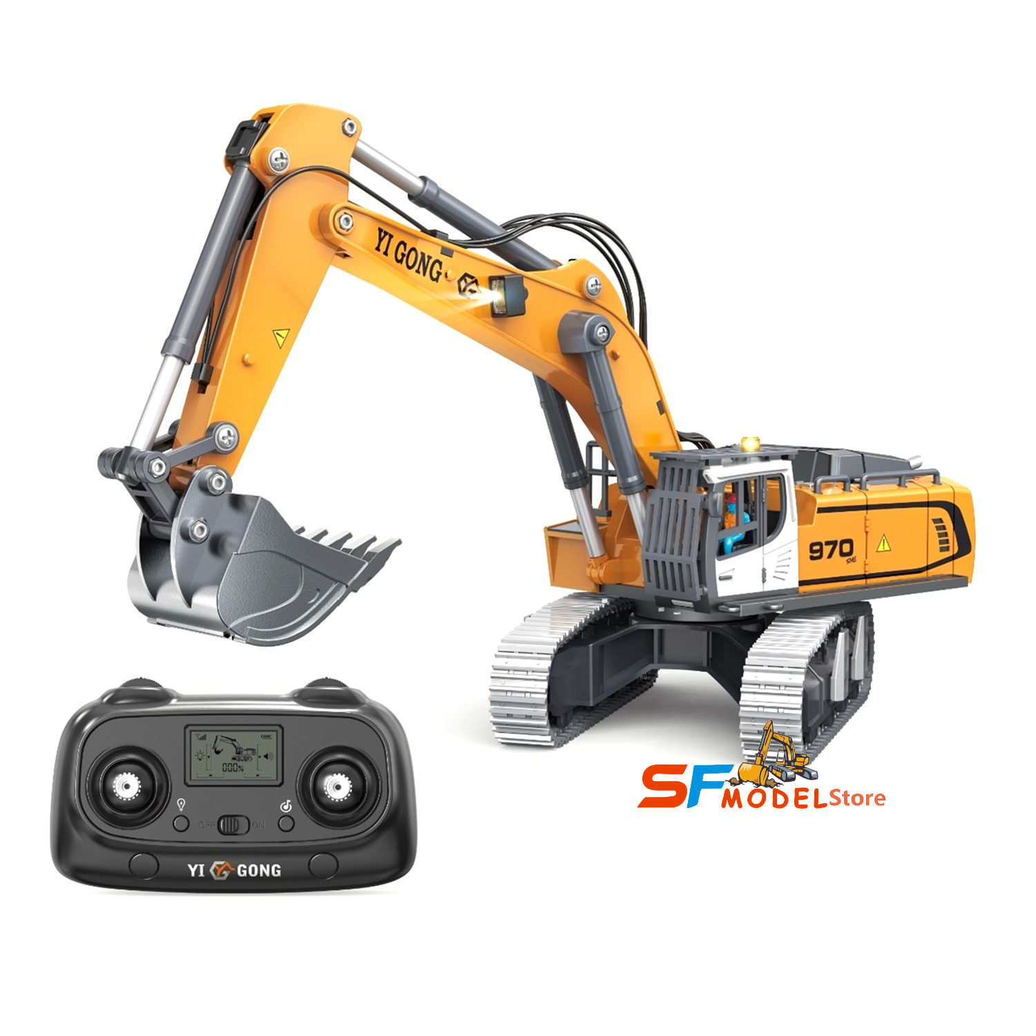 Mini Excavator 1/50 970 Electr – обзор и цена Model Kit Excavator