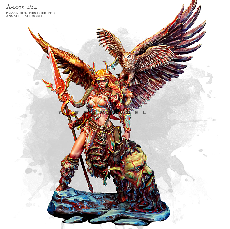 1/24 Resin model kits DIY resi – обзор и цена Model Kit Waifu