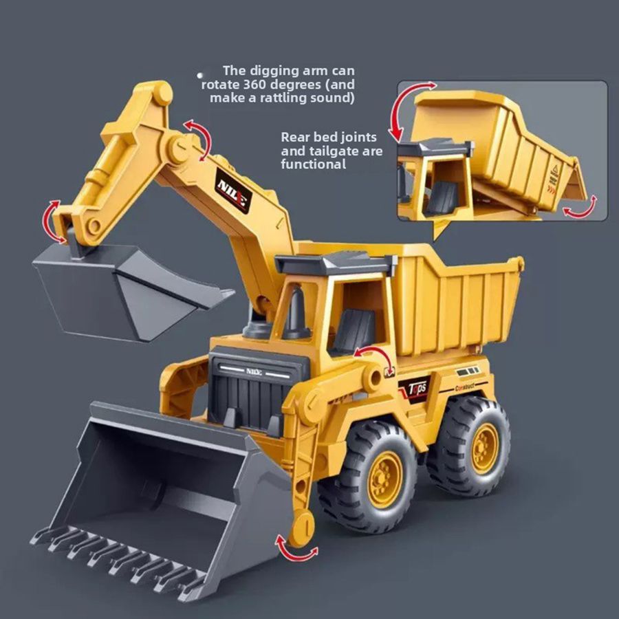 1pcs Excavator Truck Model Toy – обзор и цена Model Kit Excavator