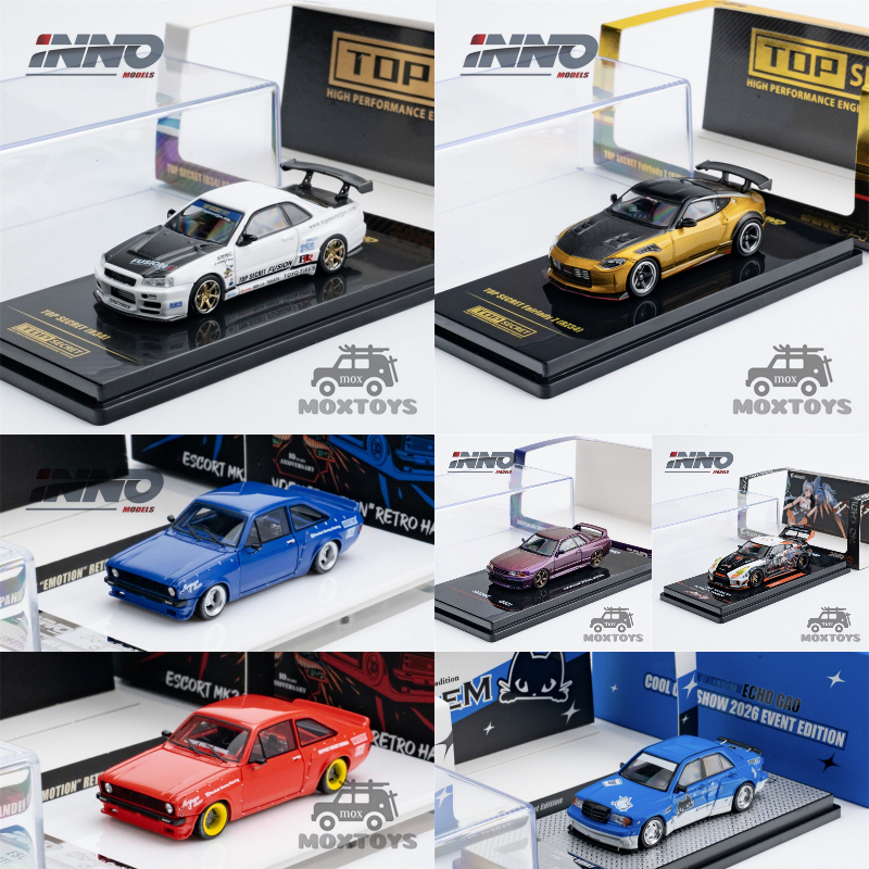 INNO 1:64 R34 RZ34 ESCORT MK2  – обзор и цена Model Kit R34