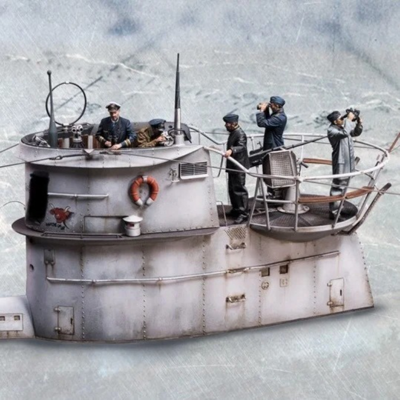 1/35 Scale Diecast Resin Figur – обзор и цена Model Kit U Boat