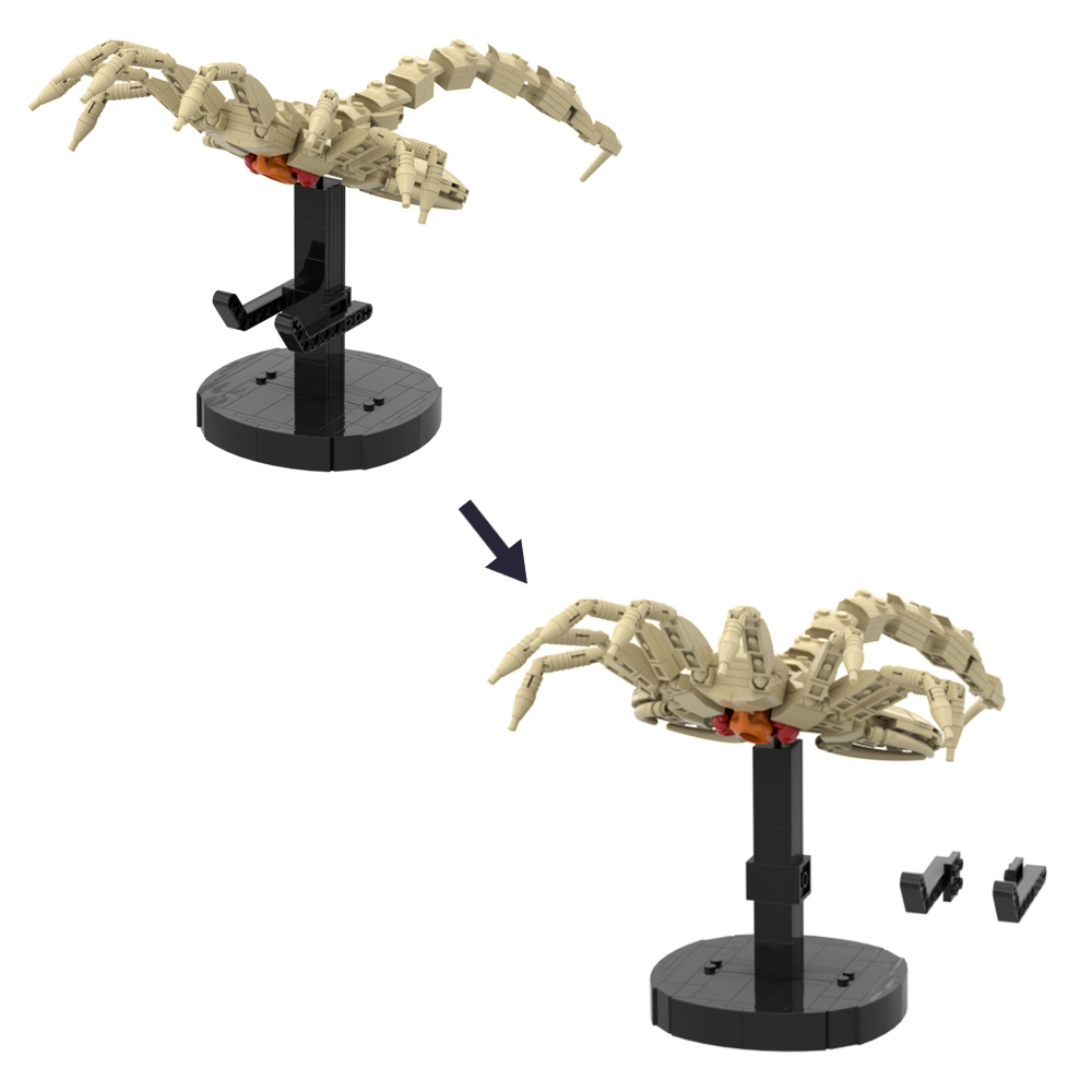Gobricks MOC Alien Facehugger  – обзор и цена Model Kit Ultron