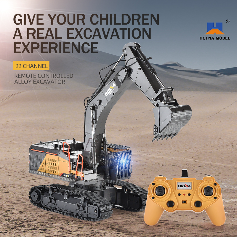 HUINA 1592 Alloy Excavator Tru – обзор и цена Model Kit Excavator