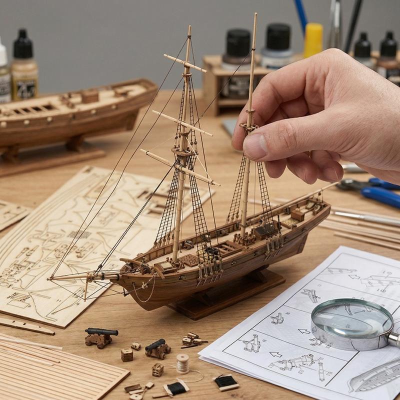 Wooden Ship Model Kit - DIY Sa – обзор и цена Model Kit U Boat