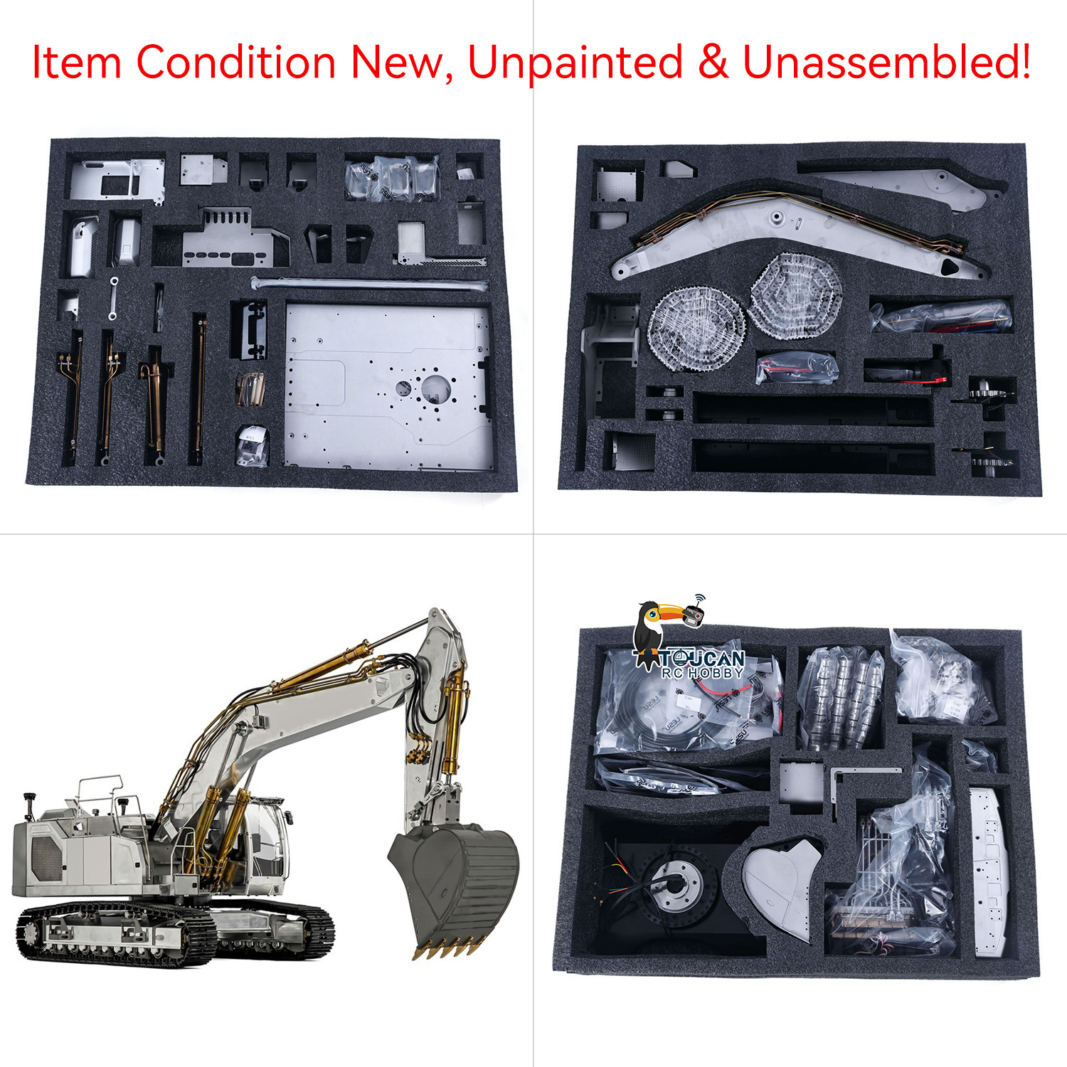 1/14 LESU LR945 KIT RC Hydraul – обзор и цена Model Kit Excavator