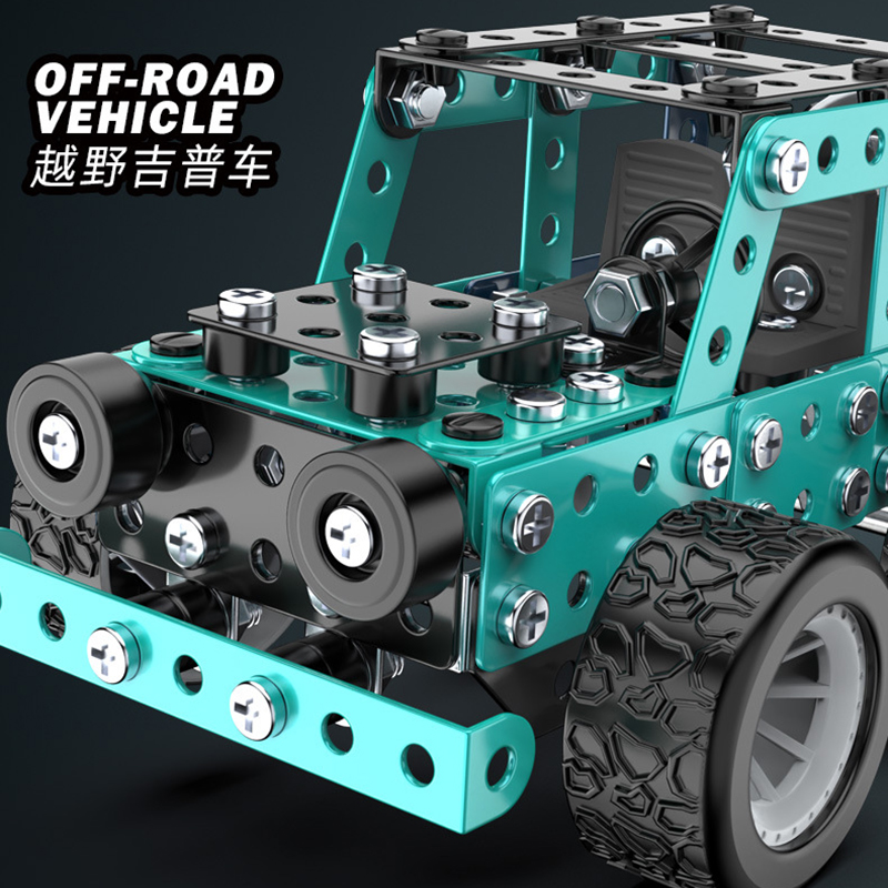 DIY Metal Building Block Assem – обзор и цена Model Kit Excavator