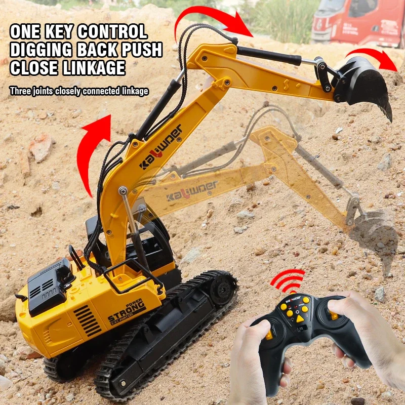 Huina Rc Excavator 1/24 9Ch Re – обзор и цена Model Kit Excavator