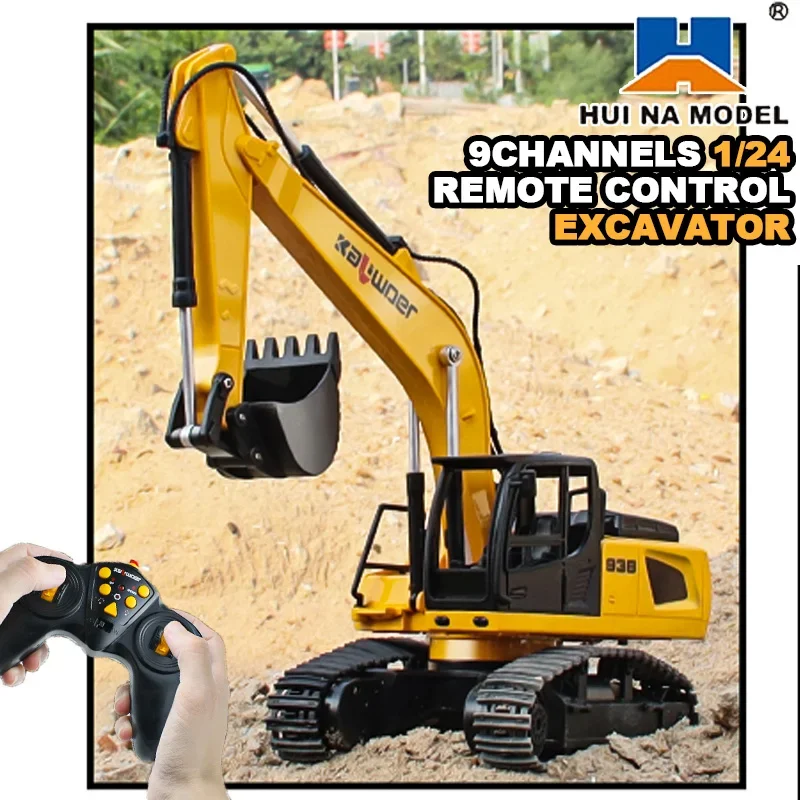 Huina Rc Excavator 1/24 9Ch Re – обзор и цена Model Kit Excavator