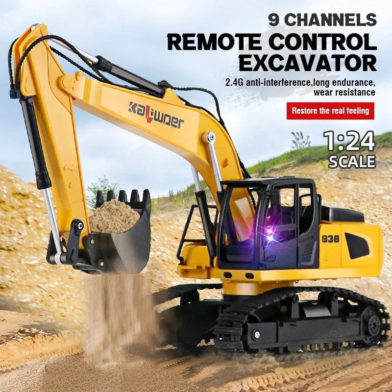 Huina Rc Excavator 1/24 9Ch Re – обзор и цена Model Kit Excavator