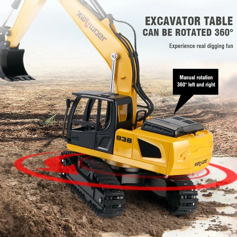 Huina Rc Excavator 1/24 9Ch Re – обзор и цена Model Kit Excavator