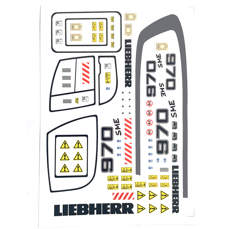 K970 Upgraded Sticker Metal Mo – обзор и цена Model Kit Excavator
