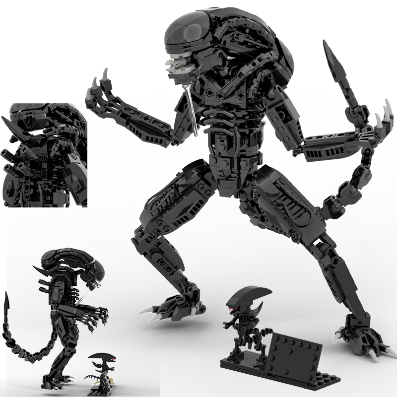 New MOC  Aliens Drooling Monst – обзор и цена Model Kit Ultron