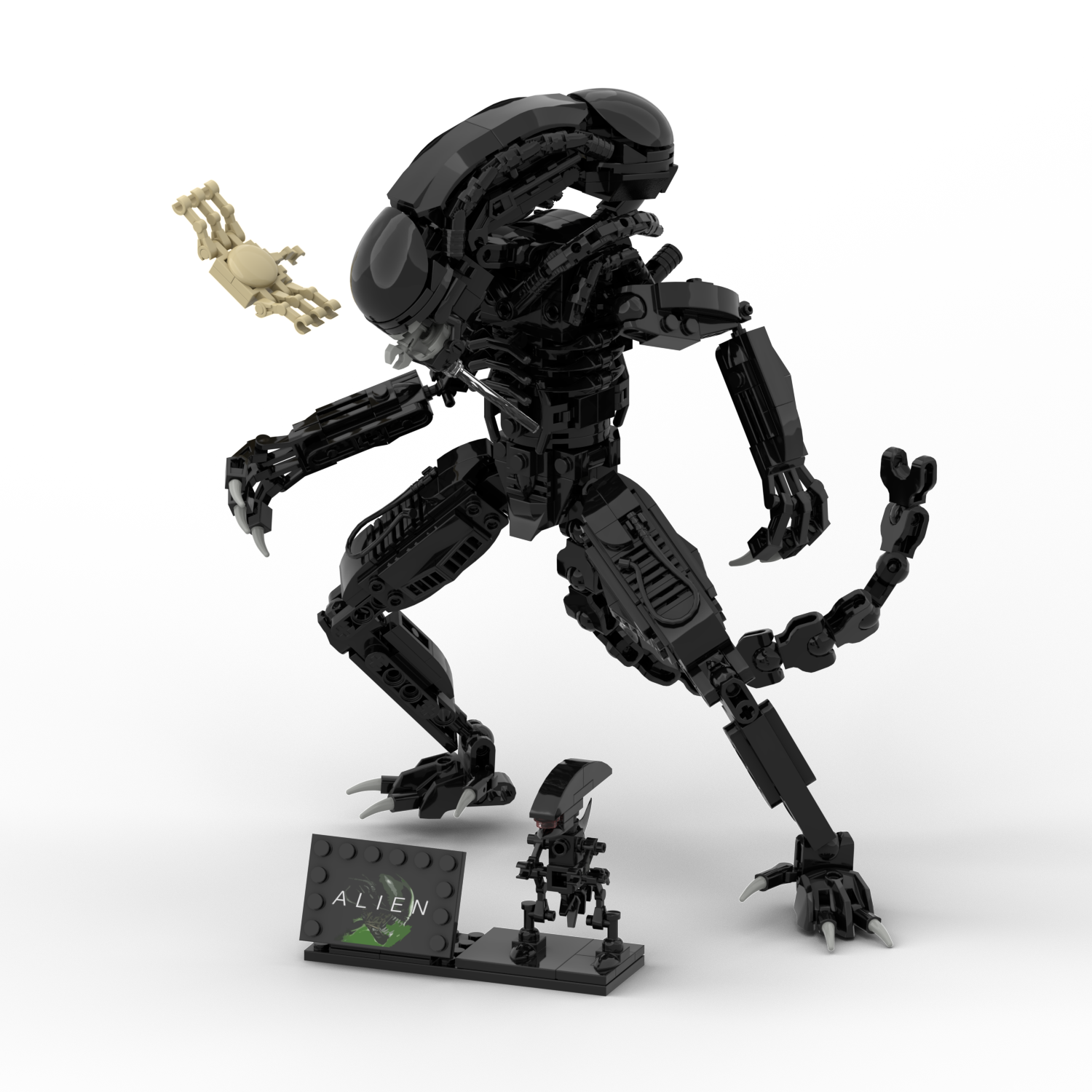 New MOC  Aliens Drooling Monst – обзор и цена Model Kit Ultron