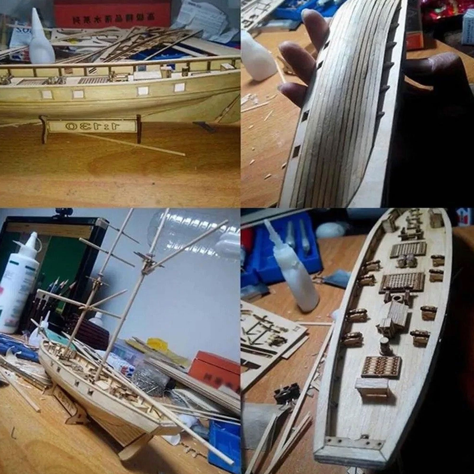 【Halcon Sailboat Wooden Model  – обзор и цена Model Kit U Boat