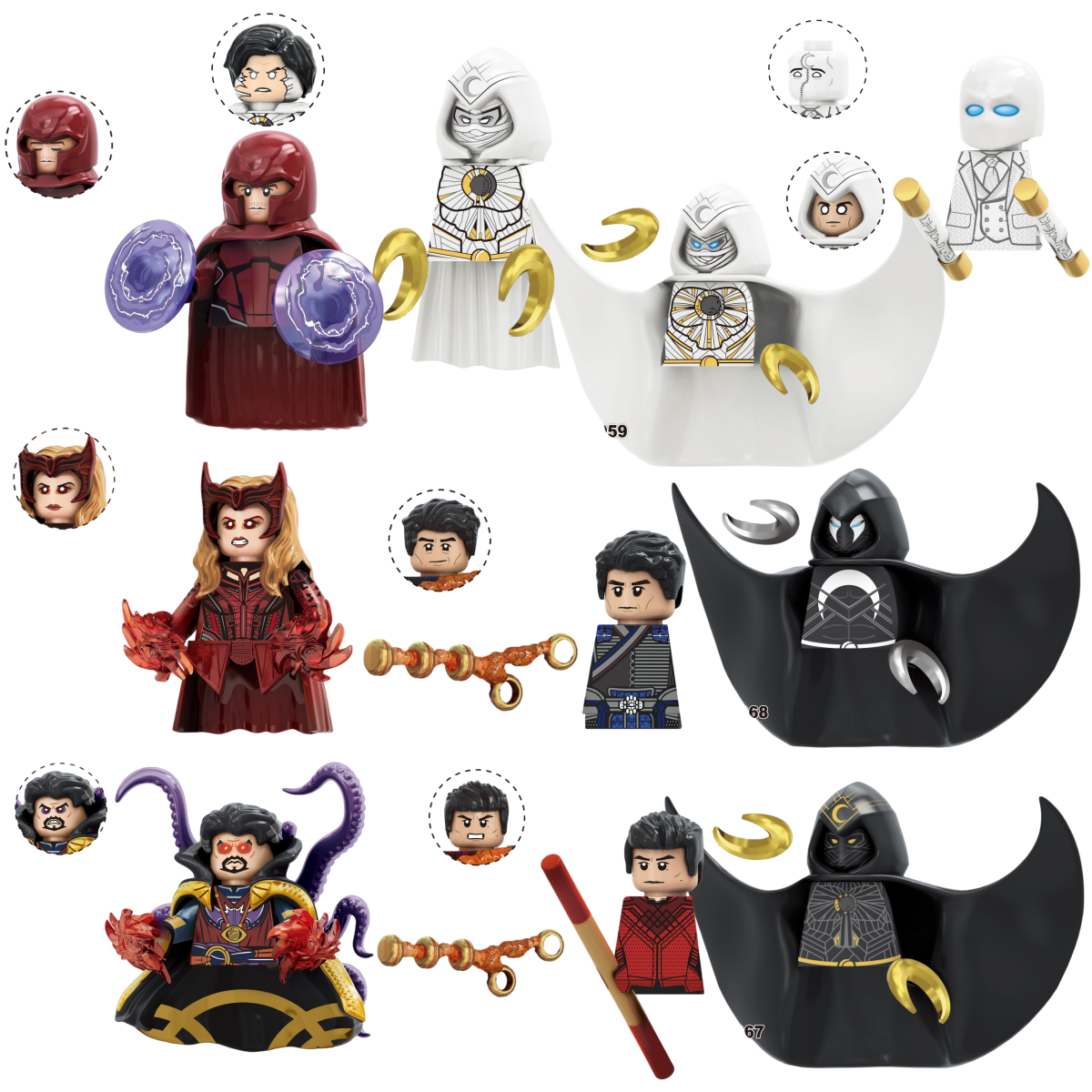 TV6208 Marvel Building Blocks  – обзор и цена Model Kit Venom