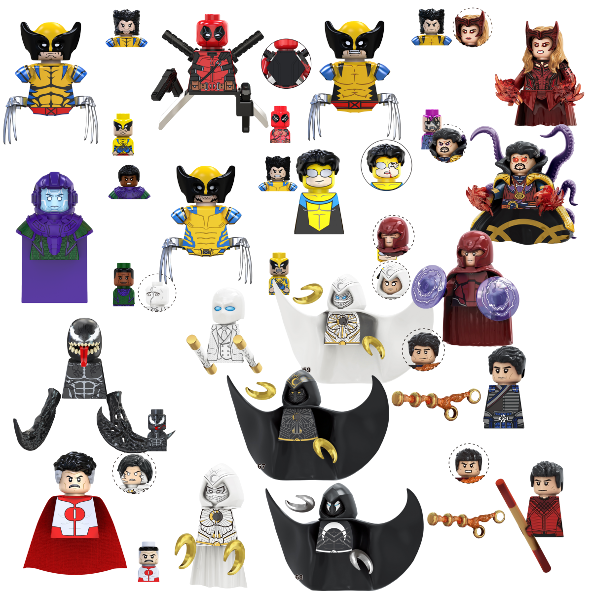 Blind Box Mini Building Blocks – обзор и цена Model Kit Venom